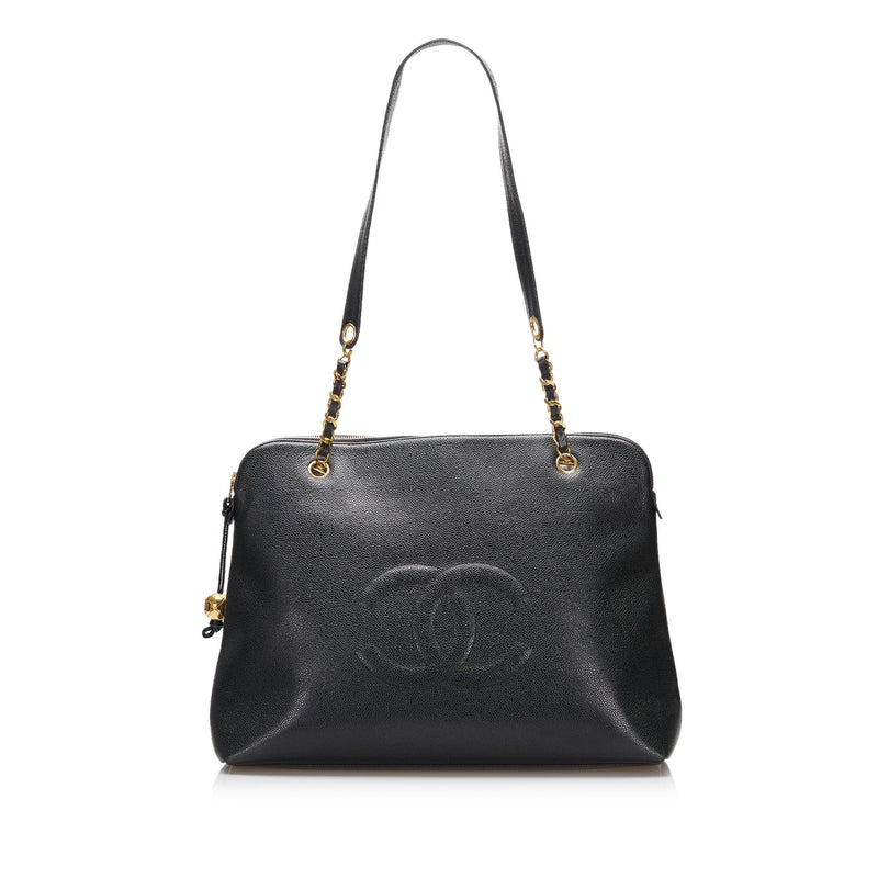 Chanel CC Caviar Shoulder Bag (SHG-K6gwmc)