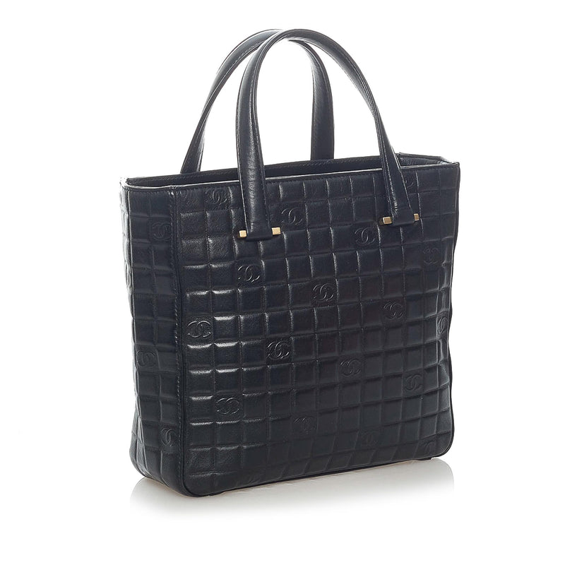 Chanel CC Choco Bar Lambskin Handbag (SHG-33486)