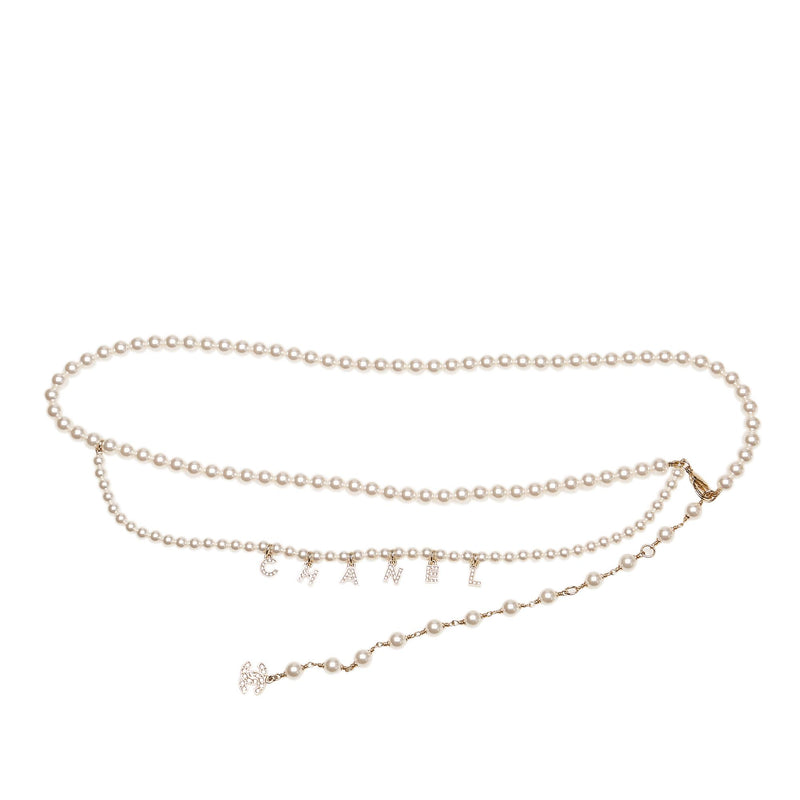 Chanel CC Faux Pearl Belt - 43 / 110 (SHG-30968) – LuxeDH