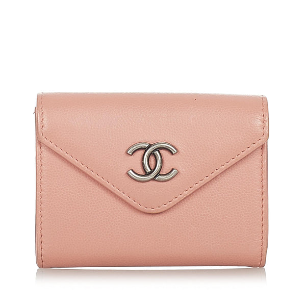Chanel CC Leather Card Holder (SHG-23845)