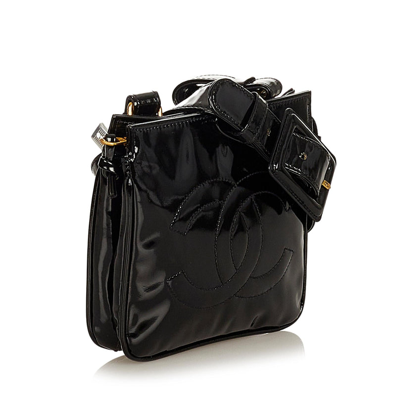 Chanel CC Patent Leather Belt Bag (SHG-27599)