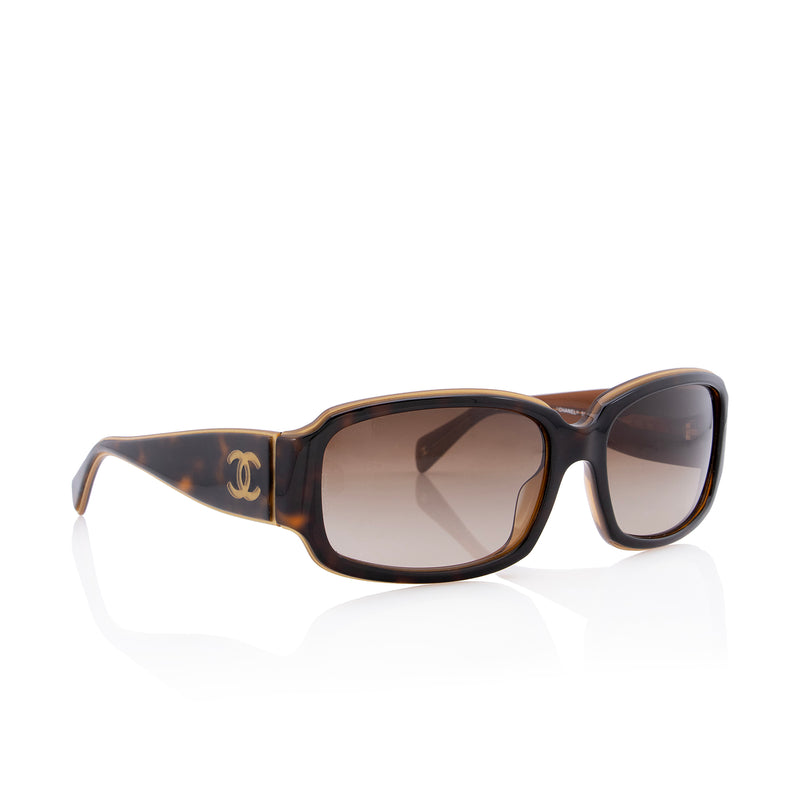 Chanel CC Rectangular Sunglasses (SHF-V2KUOv)