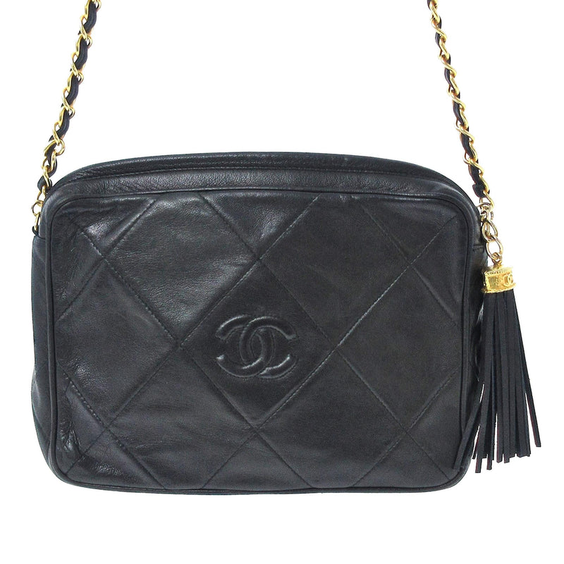 Chanel Black Leather Crossbody Bag