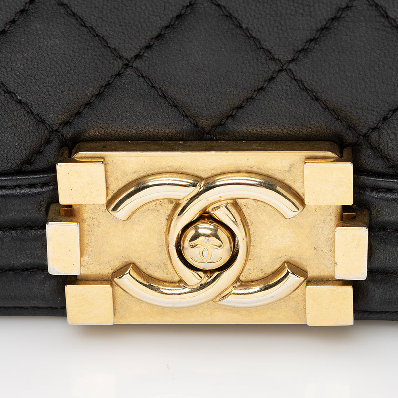Chanel Calfskin Small Boy Bag (SHF-22437) – LuxeDH