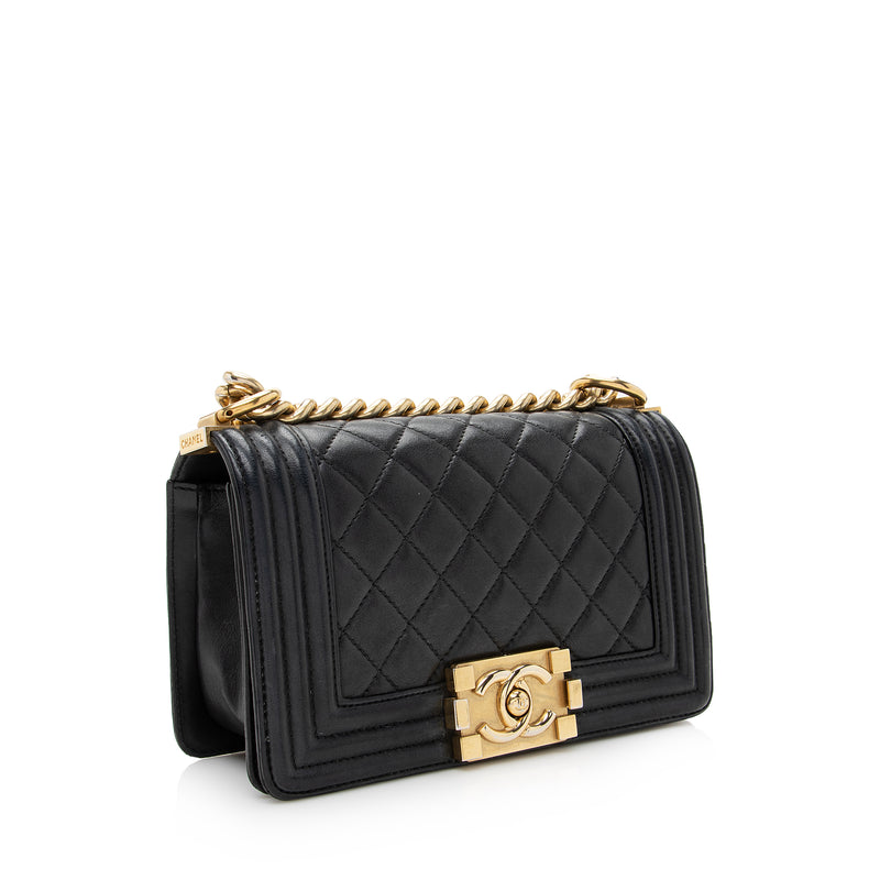 Chanel Calfskin Small Boy Bag (SHF-22437)