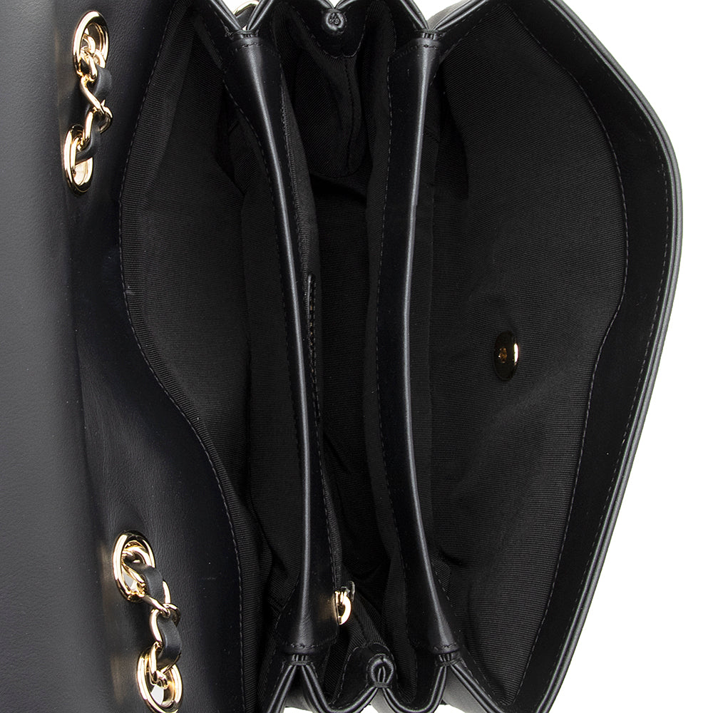 Chanel Calfskin Triple Compartment Flap Bag (SHF-19403)