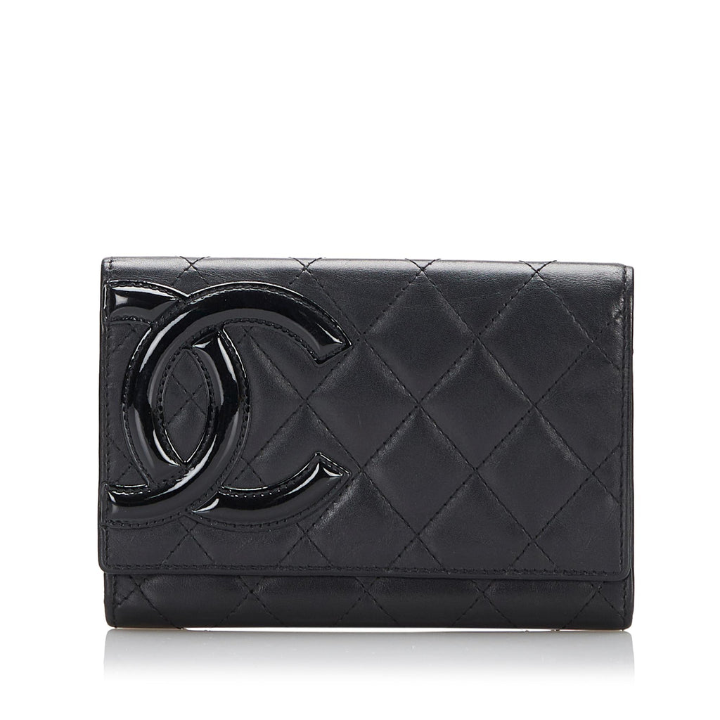 Chanel Black Quilted Calfskin Cambon Ligne Wallet Q6AIGH3PKB019
