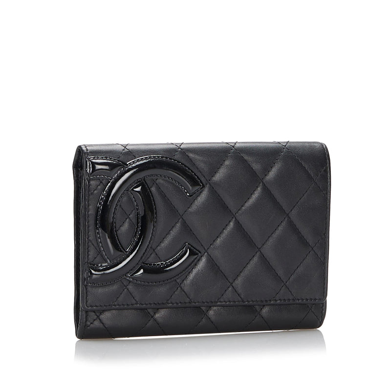Chanel Cambon Ligne Flap Wallet (SHG-HwZSZR)