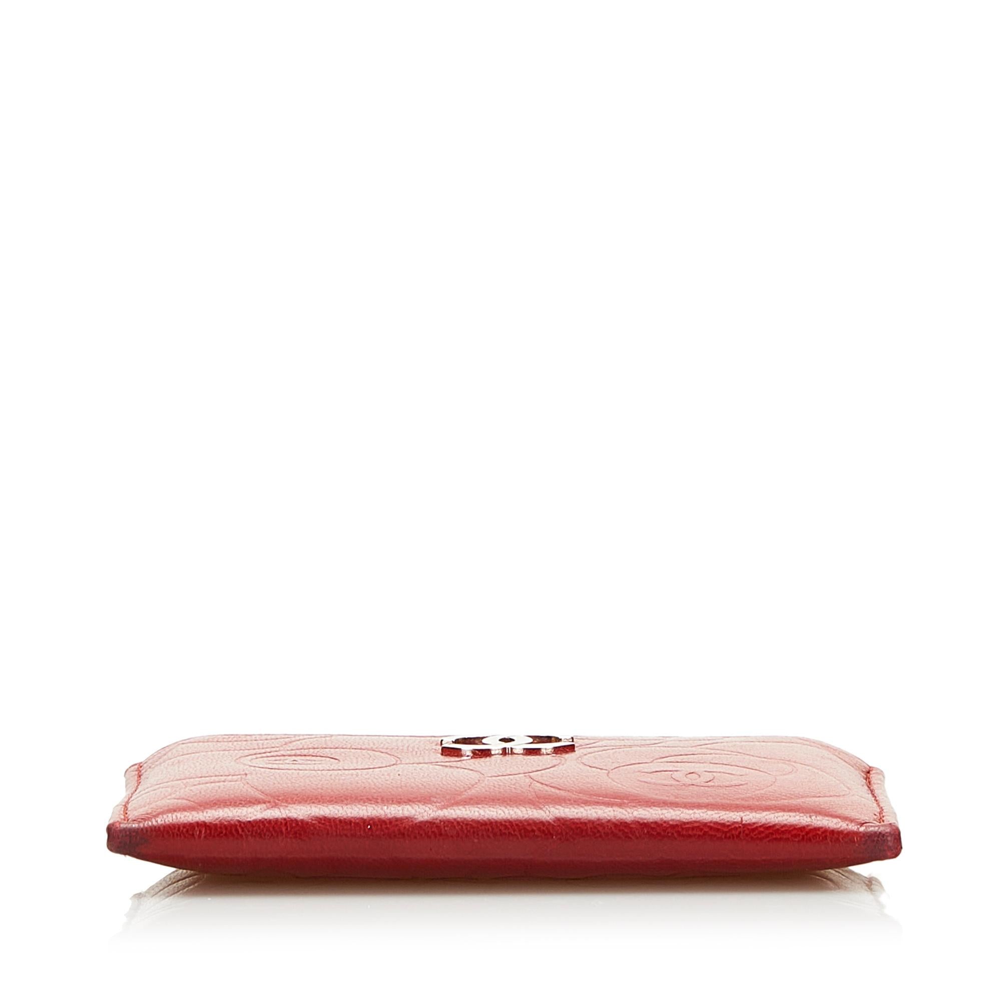 Chanel Camellia Card Holder (SHG-36027)