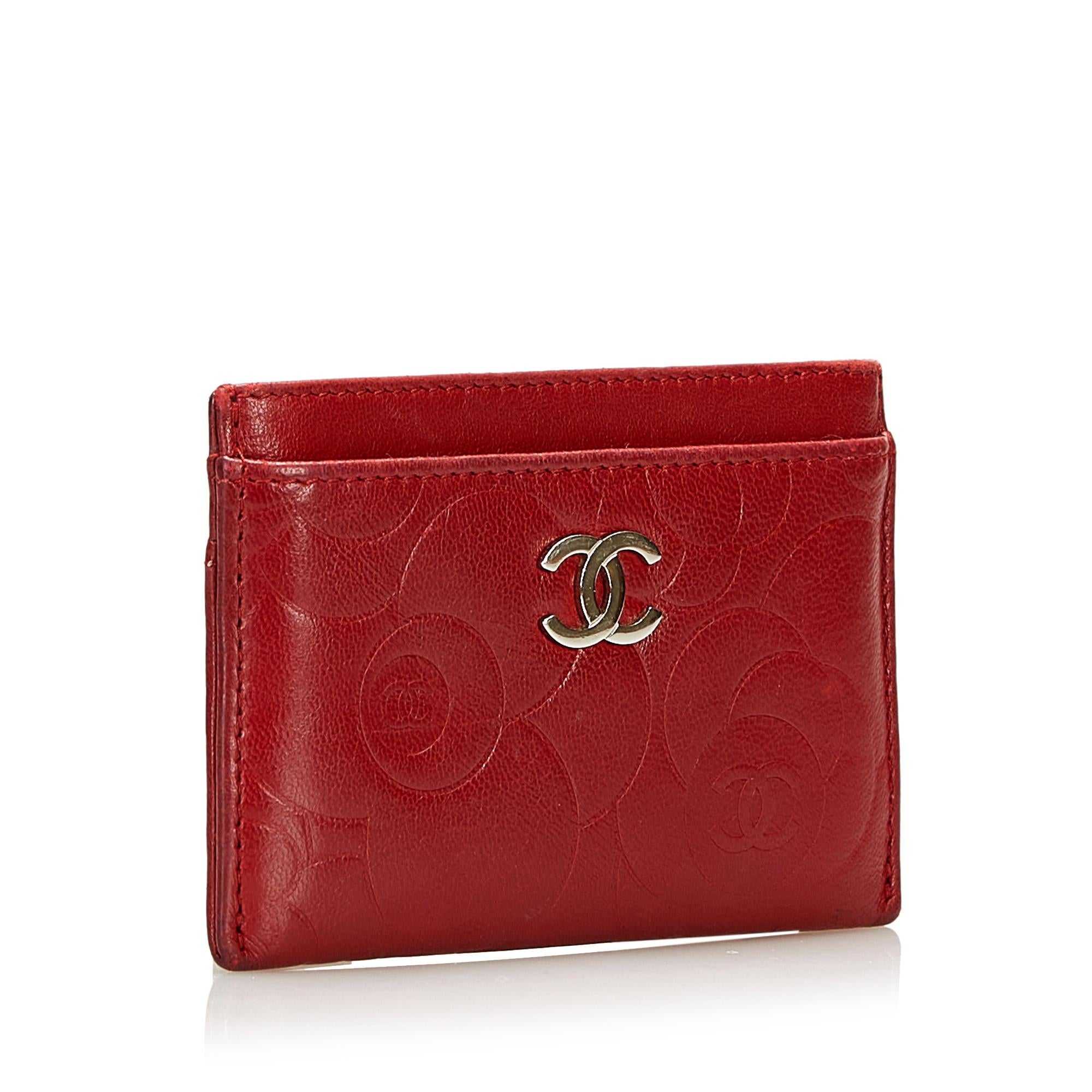 Chanel Camellia Card Holder (SHG-36027)