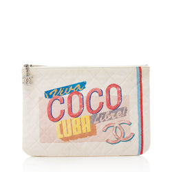 Chanel Canvas Coco Cuba Pouch - FINAL SALE (SHF-18094) – LuxeDH