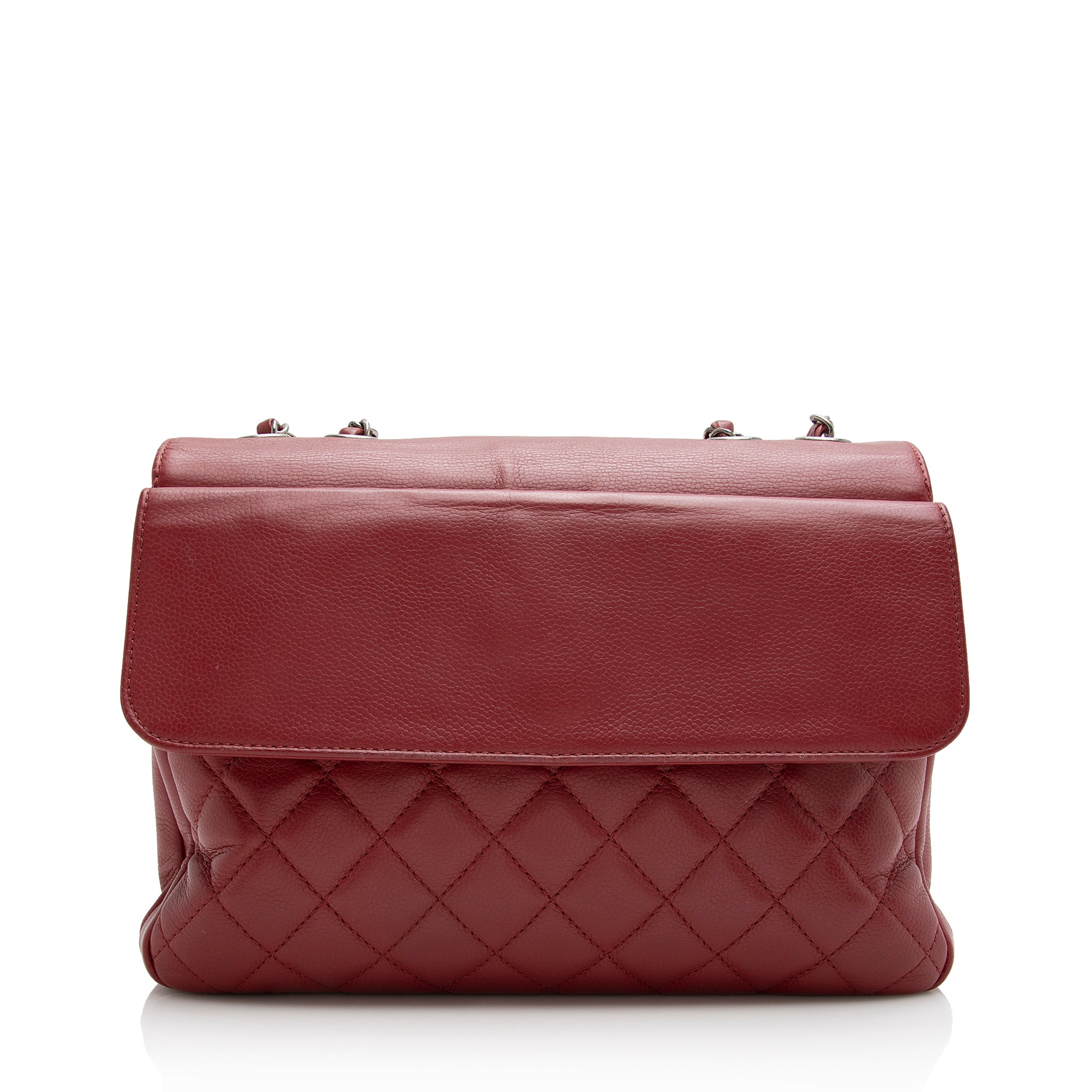 Chanel Caviar Leather All About Flap Large Shoulder Bag (SHF-22267)