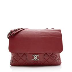 Chanel Caviar Leather All About Flap Large Shoulder Bag (SHF-22267)
