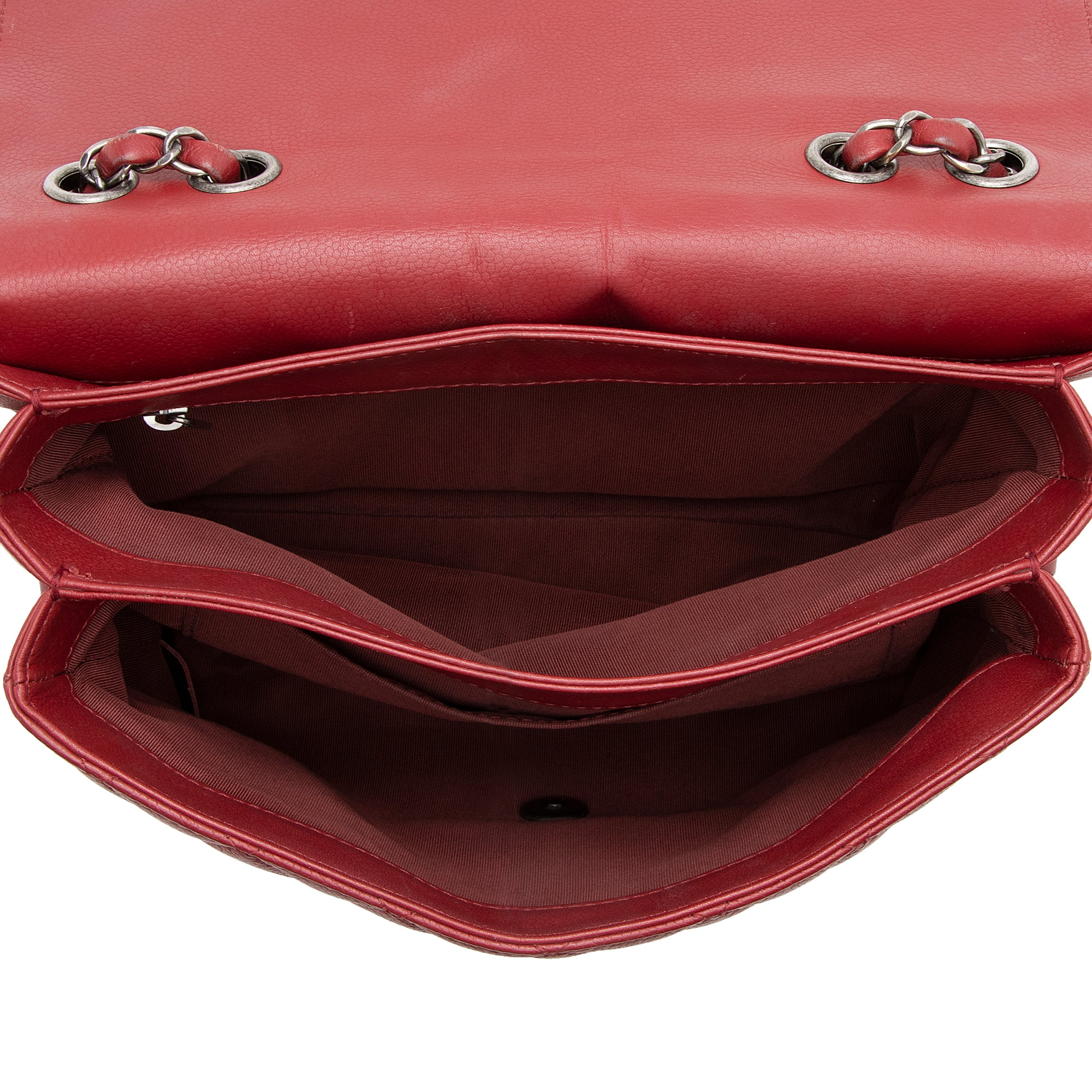 Chanel Caviar Leather All About Flap Large Shoulder Bag (SHF-22267)