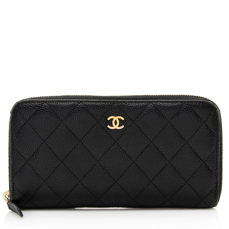 Chanel Caviar Quilted Flap Card Holder Grey Gold Hardware 21A – Coco  Approved Studio
