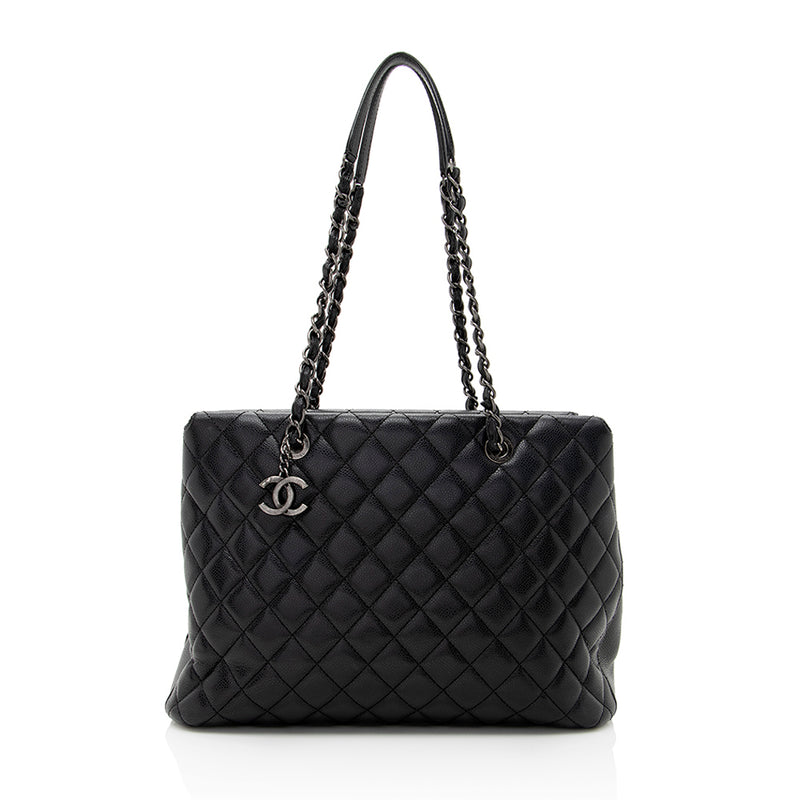 Chanel Caviar Leather City Shopping Tote (SHF-19914) – LuxeDH