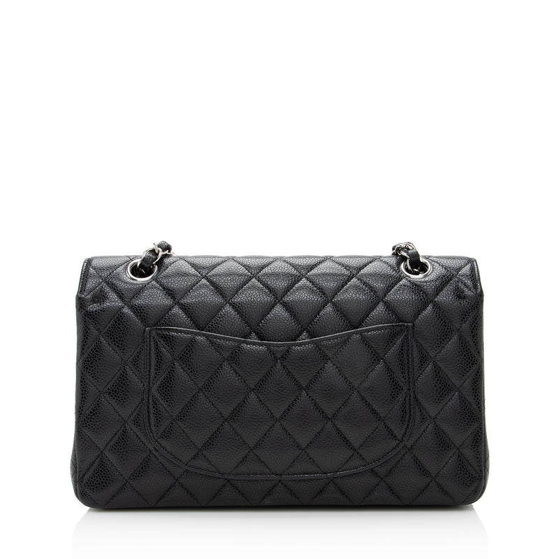 Chanel Caviar Leather Classic Medium Double Flap Bag - FINAL SALE