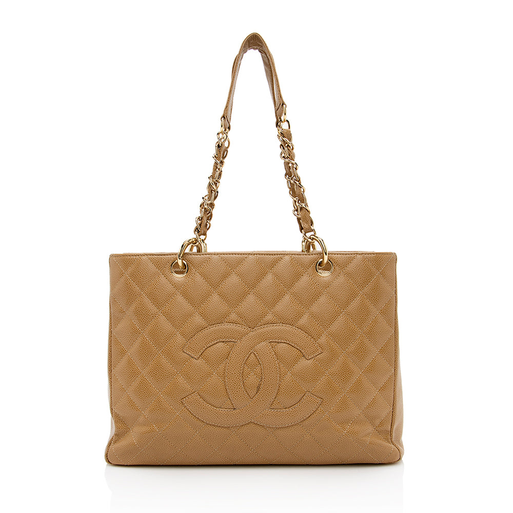 Chanel Caviar Leather Grand Shopping Tote (SHF-16617) – LuxeDH