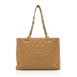 Chanel Caviar Leather Grand Shopping Tote (SHF-16617)