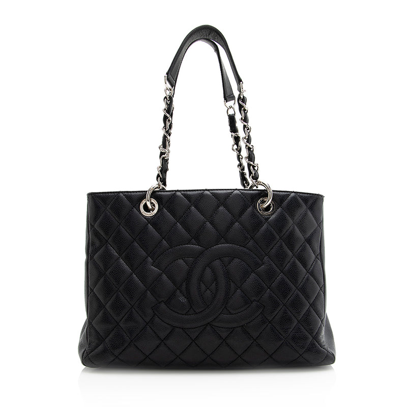 Chanel Caviar Leather Grand Shopping Tote (SHF-21543) – LuxeDH