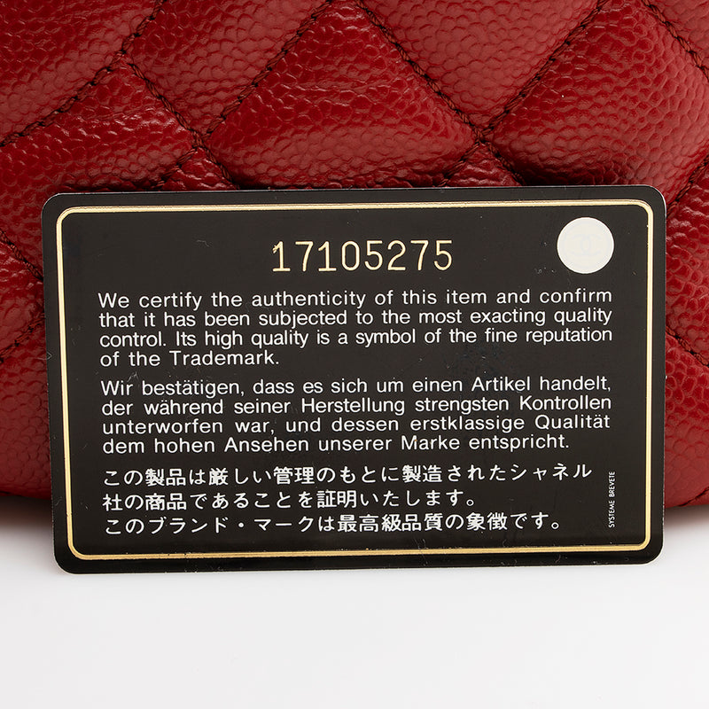 Chanel Caviar Leather Grand Shopping Tote (SHF-21941)