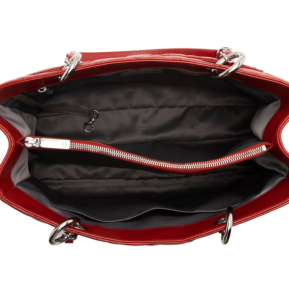 Chanel Caviar Leather Grand Shopping Tote (SHF-21941)
