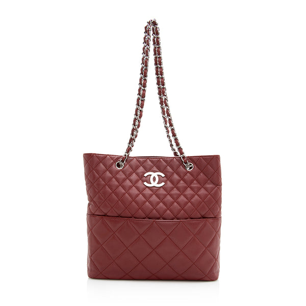 Chanel Caviar Leather In The Business North South Tote (SHF-19581)