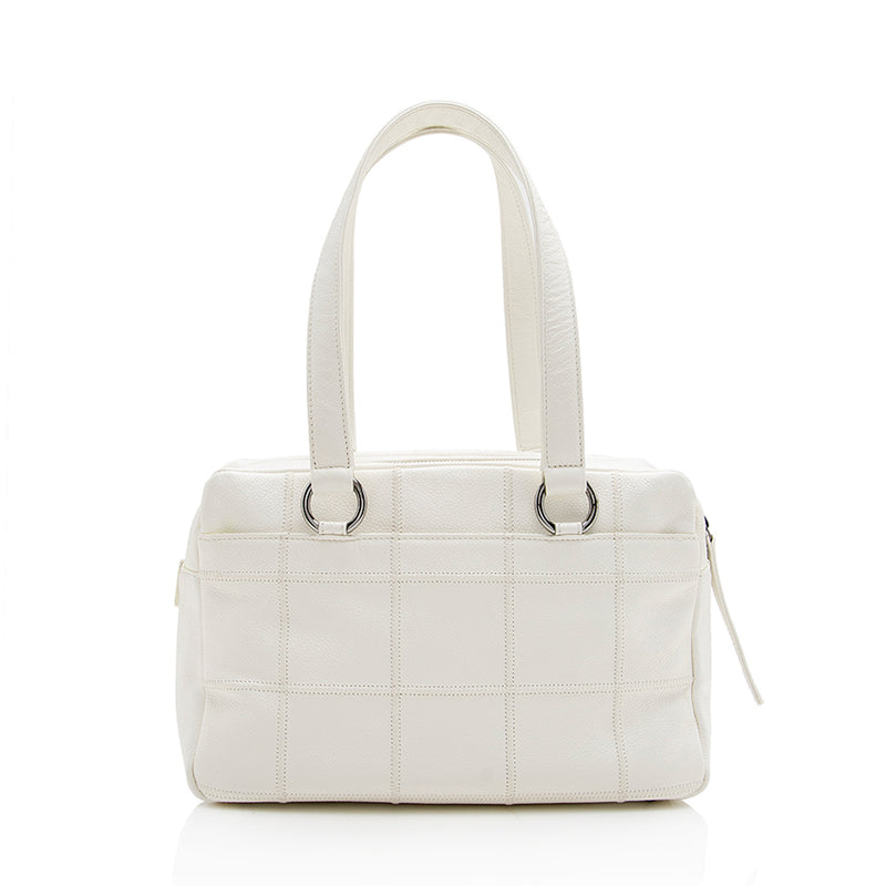 Chanel Pre-owned Women's Leather Shoulder Bag - White - One Size