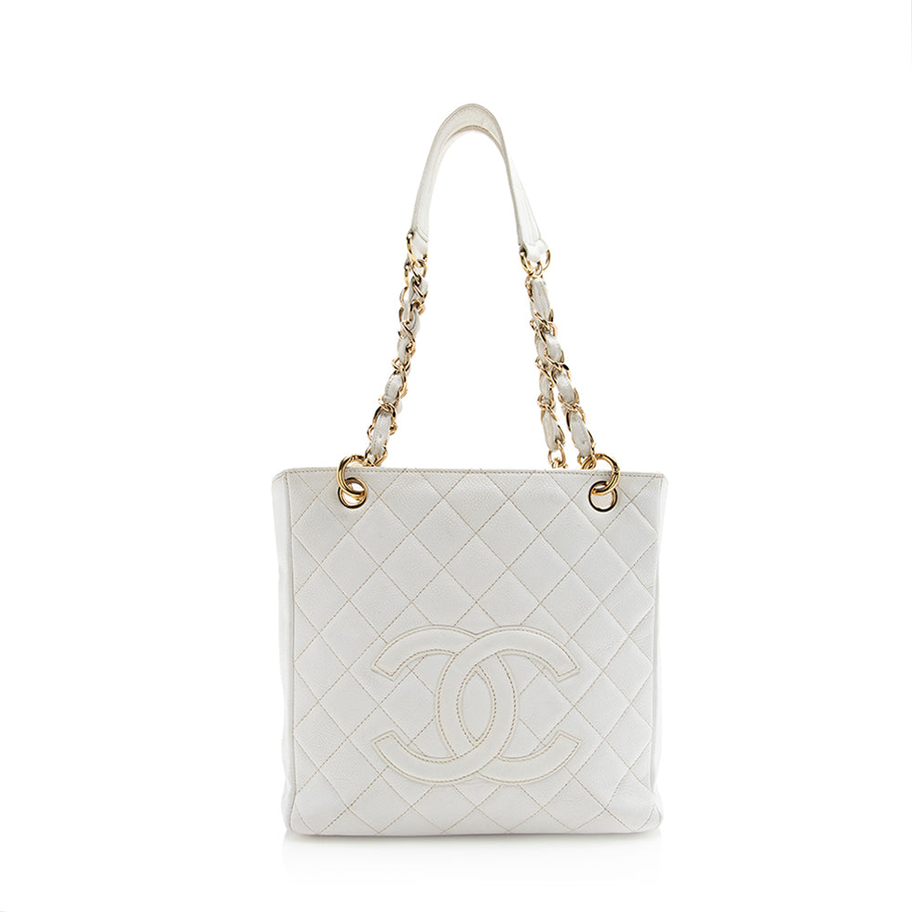 chanel vintage shopping tote