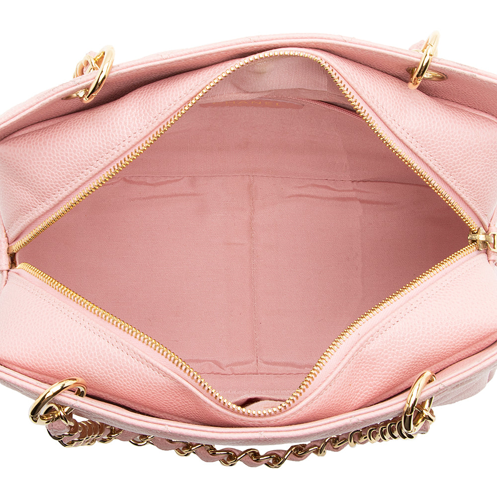 Chanel Caviar Leather Petite Timeless Tote (SHF-20301)