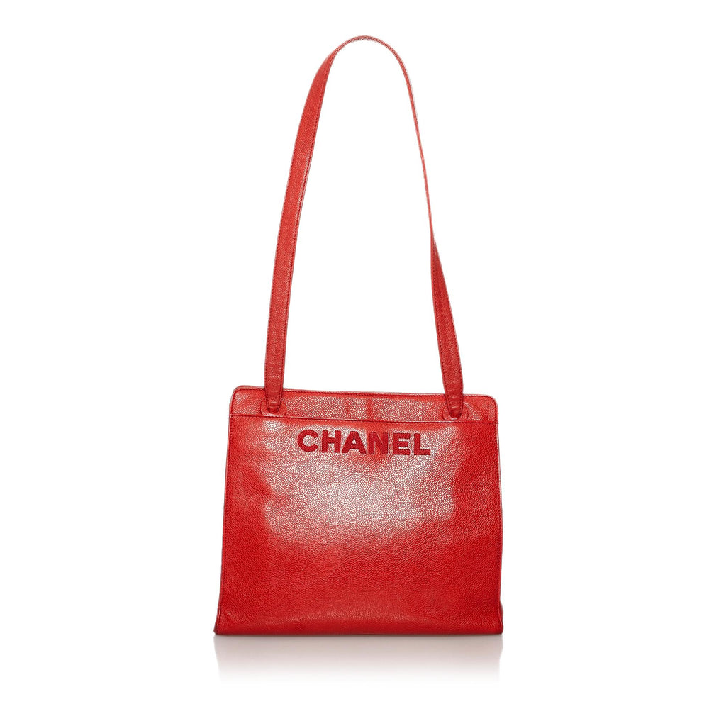 Chanel Vintage Metal Cc Drawstring Bucket Bag Caviar Small Auction