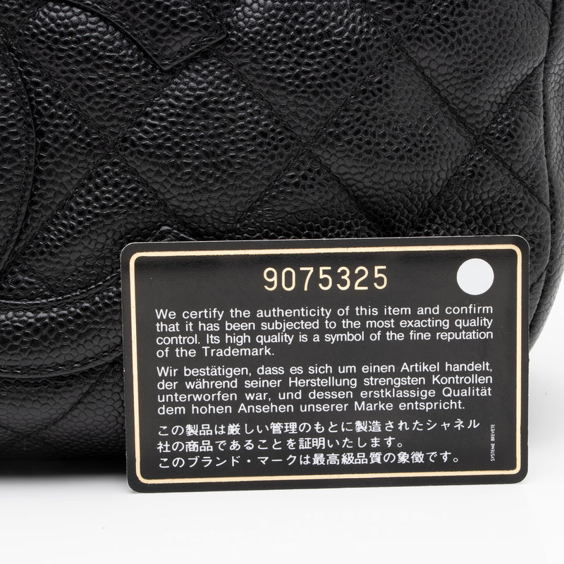 Chanel Caviar Leather Timeless CC Hobo (SHF-fu7h3a)