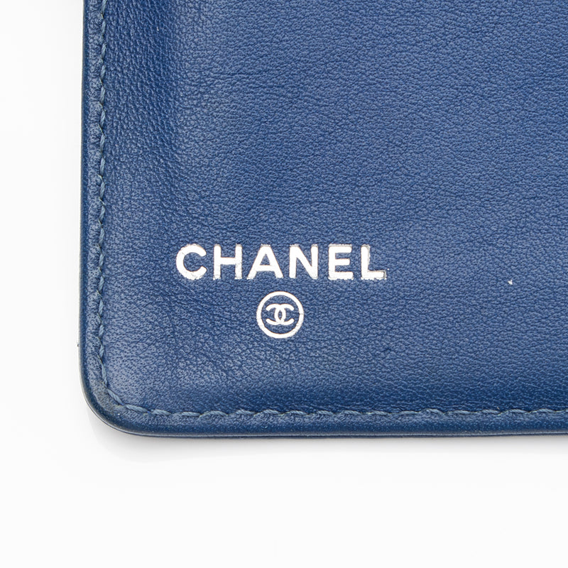 Chanel Caviar Leather Timeless CC Yen Wallet (SHF-23516)