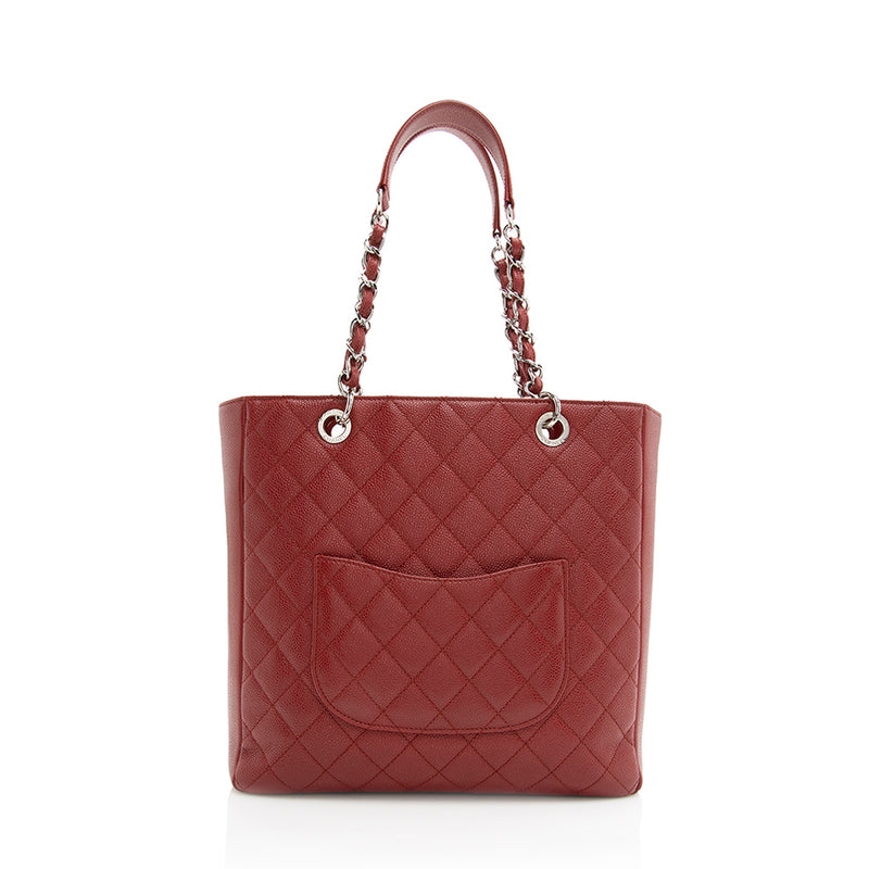 Chanel Caviar Leather Vertical Grand Shopping Tote (SHF-19404) – LuxeDH
