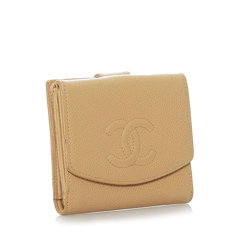 Chanel Caviar Leather Wallet (SHG-33294) – LuxeDH