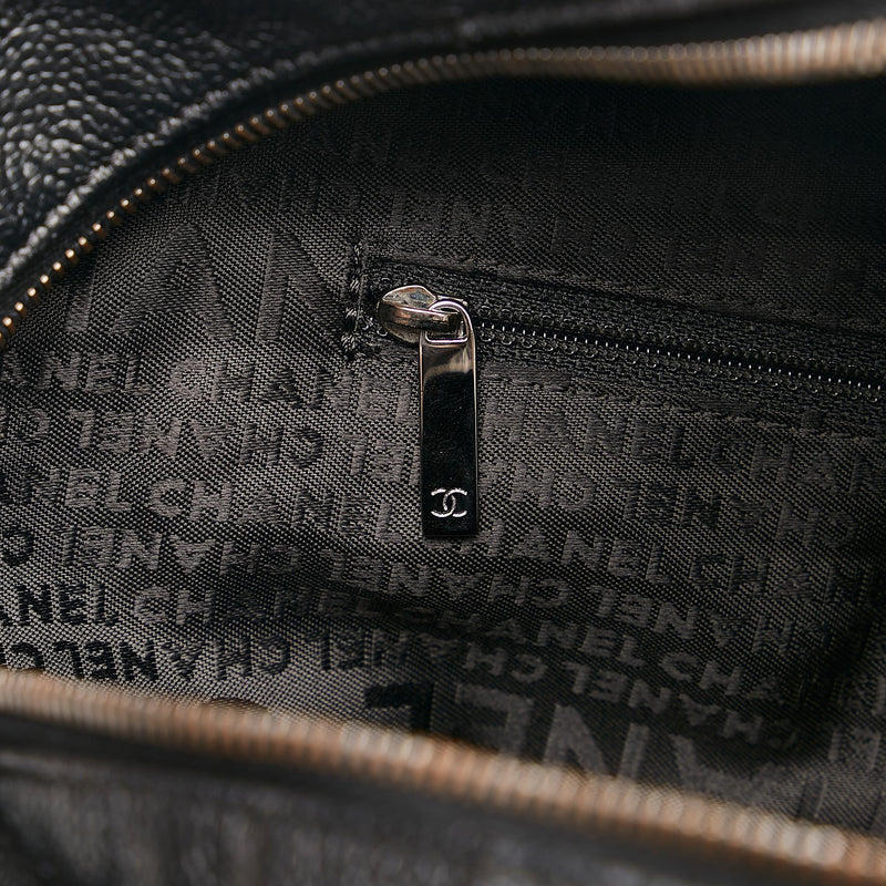 Chanel Caviar Square Quilt LAX Bowler Bag (SHG-34610) – LuxeDH