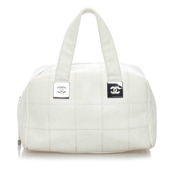 Chanel Choco Bar Caviar Leather Handbag (SHG-29874)