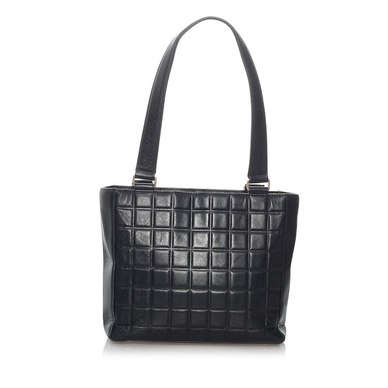 Chanel Choco Bar Lambskin Leather Shoulder Bag (SHG-29574)