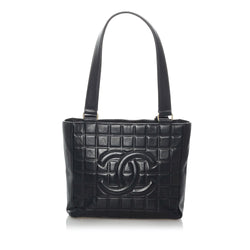 Chanel Choco Bar Lambskin Leather Shoulder Bag (SHG-29574)