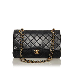 Chanel Classic Lambskin Leather Double Flap Bag (SHG-28574)