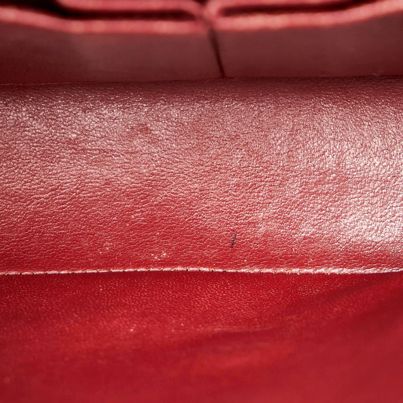 Chanel Classic Lambskin Leather Double Flap Bag (SHG-28713)