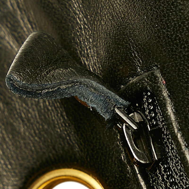Chanel Classic Lambskin Leather Double Flap Bag (SHG-28730)
