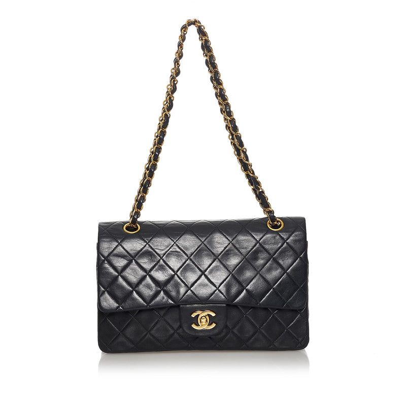 Chanel Classic Lambskin Leather Double Flap Bag (SHG-31282) – LuxeDH
