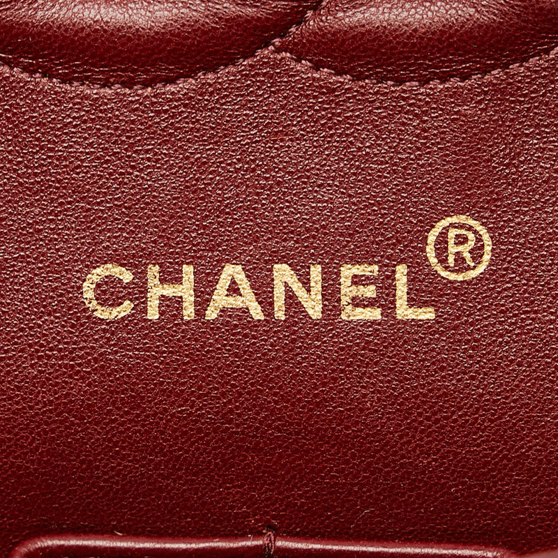 Chanel Classic Medium Lambskin Double Flap Bag (SHG-36391)
