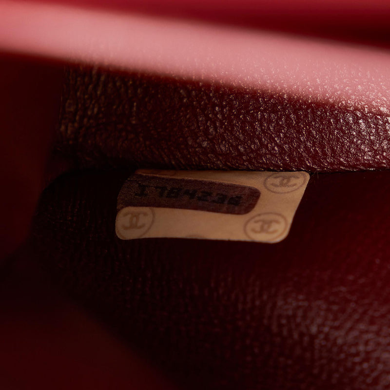 Chanel Classic Medium Lambskin Leather Double Flap Bag (SHG-28016)
