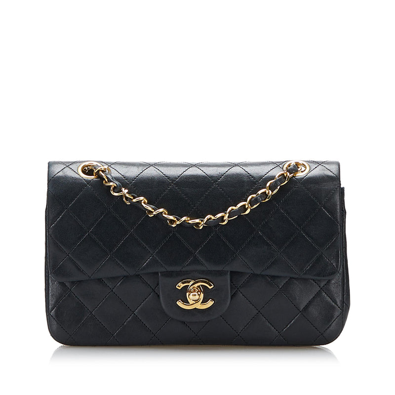 Chanel Classic Small Lambskin Double Flap (SHG-7787R9) – LuxeDH