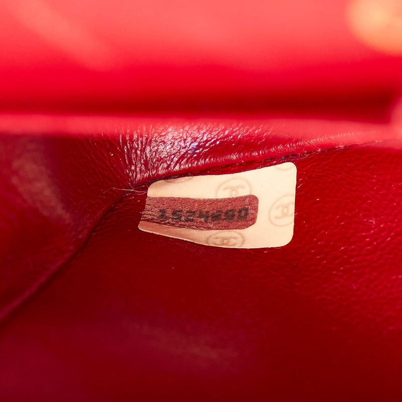 Chanel Classic Small Lambskin Leather Single Flap Bag (SHG-28011)