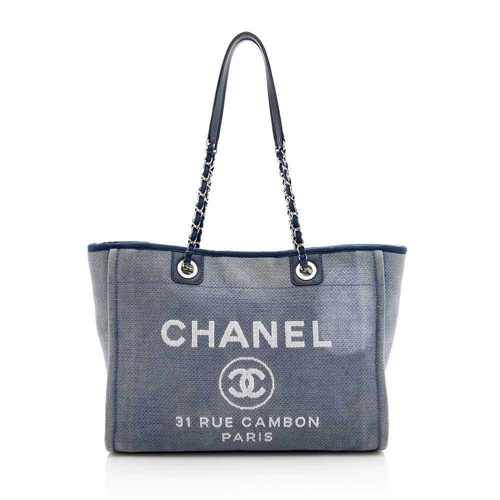 Brown Chanel Large Deauville Shopping Tote Satchel – Designer Revival