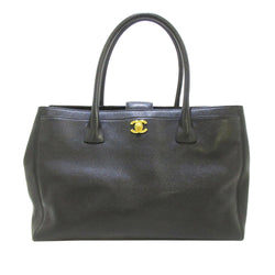 Chanel Executive Cerf Caviar Leather Tote Bag (SHG-35477)
