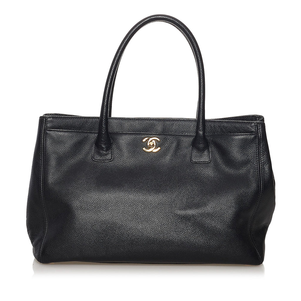 Chanel Executive Cerf Leather Tote Bag (SHG-32729) – LuxeDH